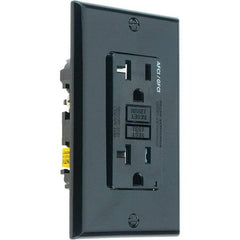 Leviton - GFCI Receptacles Grade: Commercial Color: Black - Strong Tooling