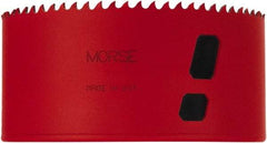 M.K. MORSE - 4-1/2" Diam, 1-15/16" Cutting Depth, Hole Saw - Bi-Metal Saw, Toothed Edge - Strong Tooling