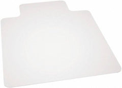 Ability One - 60" Long x 46" Wide, Chair Mat - Rectangular, Beveled Edge Style - Strong Tooling