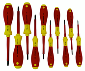 Insulated Torx® Screwdriver Set T6 - T30. 10 Pieces - Strong Tooling
