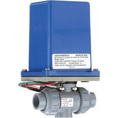 Asahi/America - Actuated Ball Valves   Actuator Type: Electric    Pipe Size: 1 (Inch) - Strong Tooling