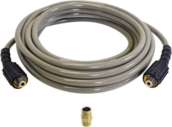 Simpson - 3,100 Max psi Fixed Pressure Washer Hose - 25' Long, Polyurethane, Female - Strong Tooling