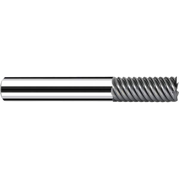 Fraisa - 3/16, 3/8" LOC, 3/16" Shank Diam, 2-1/4" OAL, 5 Flute Solid Carbide Square End Mill - Strong Tooling