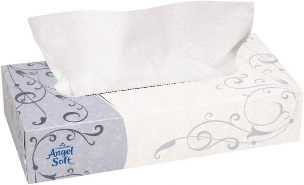 Georgia Pacific - Flat Box of White Facial Tissues - 2 Ply, Recycled Fibers - Strong Tooling