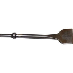 Mayhew - 2" Head Width, 8-1/2" OAL, Scraper Punch - Round Drive, Round Shank, Steel - Strong Tooling