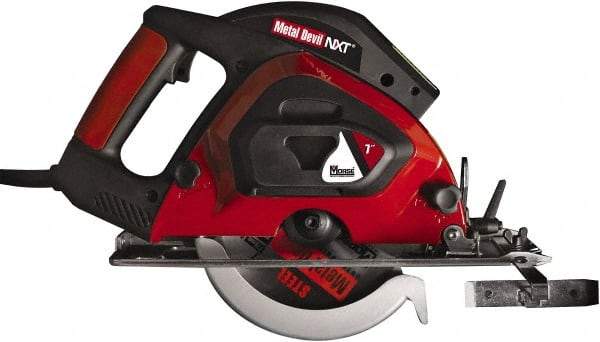 M.K. MORSE - 9 Amps, 7" Blade Diam, 3,500 RPM, Electric Circular Saw - 6' Cord Length, 20mm Arbor Hole, Right Blade - Strong Tooling