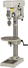 Enco - 330mm Swing, Step Pulley Drill Press - 16 Speed, 3/4 hp, Single Phase - Strong Tooling