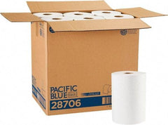 Georgia Pacific - Hard Roll of 1 Ply White Paper Towels - 7-7/8" Wide, 350' Roll Length - Strong Tooling