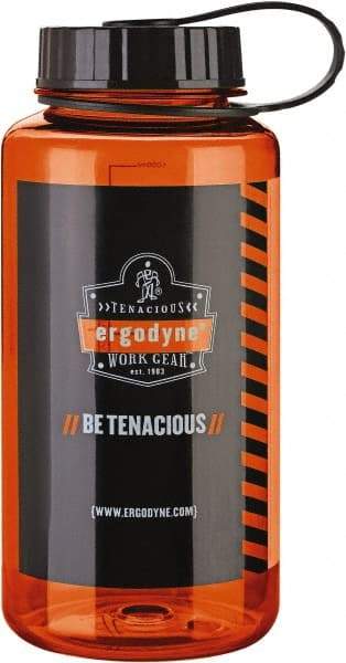 Ergodyne - 0.25 Gal Water Bottle Pouch - Plastic, Orange - Strong Tooling