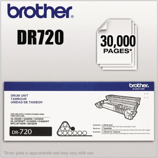 Brother - Black Drum Unit - Use with Brother DCP-8110DN, 8150DN, 8155DN, HL-5440D, 5450DN, 5470DW, 5470DWT, 6180DW, 6180DWT, MFC-8510DN, 8710DW, 8810DW, 8910DW, 8950DW, 8950DWT - Strong Tooling