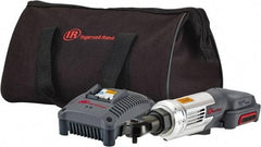 Ingersoll-Rand - 1/4" Drive 12 Volt Angled Cordless Impact Wrench & Ratchet - 260 RPM, 30 Ft/Lb Torque, 1 Lithium-Ion Battery Included - Strong Tooling