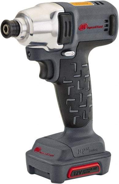 Ingersoll-Rand - 1/4" Drive 12 Volt Pistol Grip Cordless Impact Wrench & Ratchet - 2,700 RPM, 3,300 BPM, 100 Ft/Lb Torque, Lithium-Ion Batteries Not Included - Strong Tooling