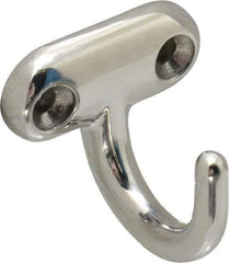 Sugatsune - 1-27/64" Wide x 1-5/16" High x 7/32" Thick, Wall Hook - 1-1/4" Projection, Polished - Strong Tooling