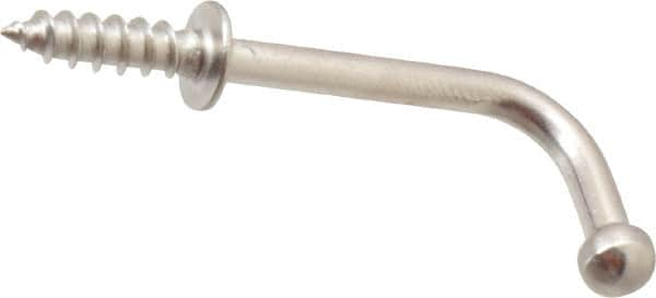 Sugatsune - 3/4" High x 7/64" Thick, Coat & Hat Hooks - 1-3/32" Projection, Polished - Strong Tooling