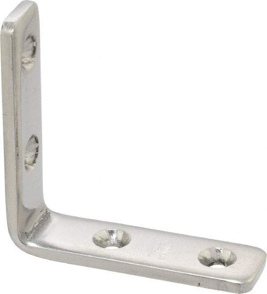 Sugatsune - 1-13/16" Long x 1/2" Wide, 18-8 Stainless Steel, Corner Brackets - Strong Tooling