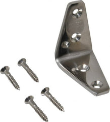 Sugatsune - 1-5/8" Long x 1" Wide, 18-8 Stainless Steel, Wide Corner Brackets - Strong Tooling