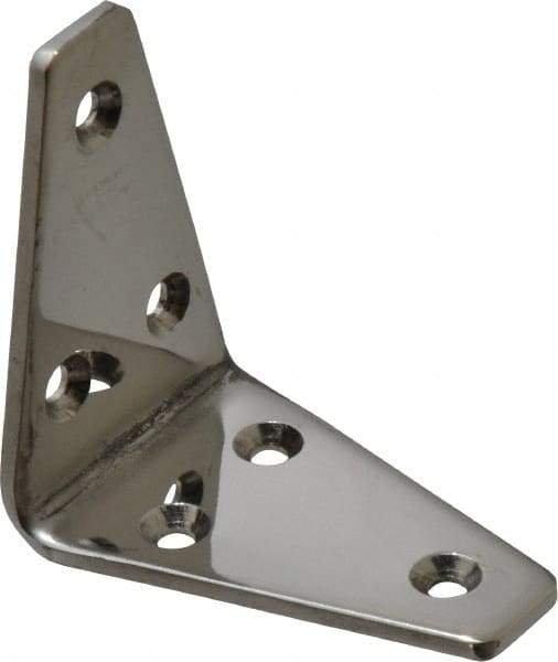 Sugatsune - 2-3/16" Long x 1-3/8" Wide, 18-8 Stainless Steel, Wide Corner Brackets - Strong Tooling