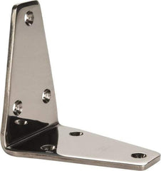 Sugatsune - 3-5/32" Long x 1-31/32" Wide, 18-8 Stainless Steel, Wide Corner Brackets - Strong Tooling