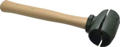 Garland - 2-1/2 Lb Head 1-3/4" Face Malleable Iron Split Head Hammer without Faces - Wood Handle - Strong Tooling