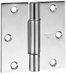 Stanley - 4-1/2" Long x 4-1/2" Wide Steel Full Mortise Commercial Hinge - Strong Tooling