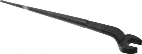 Proto - 1-1/8" Standard Spud Handle Open End Wrench - 17-1/4" OAL, Single End, Black Finish - Strong Tooling