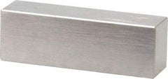 Mitutoyo - 0.45" Rectangular Steel Gage Block - Accuracy Grade 0, Includes Certificate of Inspection - Strong Tooling