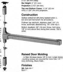 Yale - Flatbars Hand: RHR Rating: Panic Rated - Strong Tooling