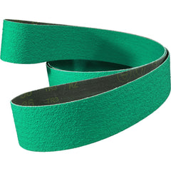 Abrasive Belts; Abrasive Material: Zirconia Alumina; Belt Width (Inch): 1/2; Overall Length (Decimal Inch): 242.0000; Grit: 40; Abrasive Type: Coated; Backing Material: Cloth; Backing Weight: YF