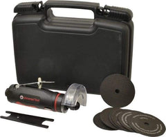 Universal Tool - 2-7/8" Wheel Diam, 22,000 RPM, Pneumatic Cutoff & Cutoff-Grinder Tool - Straight Handle - Strong Tooling