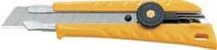 Olfa - Snap Utility Knife - Yellow Plastic Handle - Strong Tooling