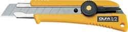 Olfa - Snap Utility Knife - Yellow Plastic Handle - Strong Tooling