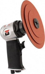 Universal Tool - 3" Max Disc, 20,000 RPM, Pneumatic Handheld Disc Sander - 4 CFM, 1/4 NPT Inlet, 0.33 hp, 90 psi - Strong Tooling