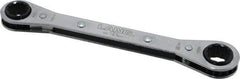 Lang - 1/2" x 9/16" 12 Point Ratcheting Box Wrench - Double End, 6-7/8" OAL, Steel - Strong Tooling