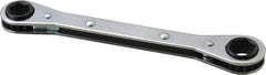 Lang - 12mm x 14mm 6 Point Ratcheting Box Wrench - Double End, 6-7/8" OAL, Steel - Strong Tooling