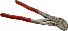 Knipex - 10" OAL, Pipe Wrench Tongue & Groove Pliers - Smooth Smooth Jaws, Standard Head - Strong Tooling