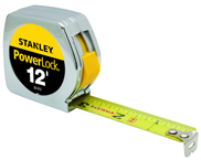 STANLEY® PowerLock® Metal Case Tape Measure 3/4" x 12' - Strong Tooling