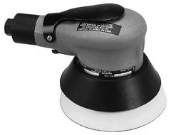 Sioux Tools - 10,000 OPM, 20 CFM Air Consumption, Palm Air Orbital Sander - Round Pad, 1/4 NPT Inlet - Strong Tooling