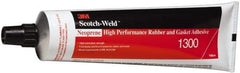 3M - 5 oz Tube Yellow Butyl Rubber Gasket Sealant - 300°F Max Operating Temp, 4 min Tack Free Dry Time, Series 1300 - Strong Tooling