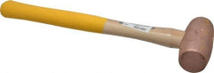 Cook Hammer - 4 Lb Head Nonsparking Mallet - 16" OAL, Wood Handle - Strong Tooling