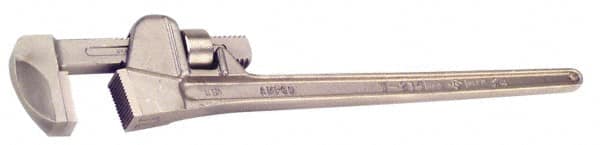 Ampco - 10" Bronze Straight Pipe Wrench - 1" Pipe Capacity - Strong Tooling