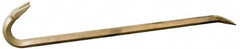 Ampco - 36" OAL Nonsparking Wrecking Bar - 1-11/16" Wide, Aluminum Bronze - Strong Tooling