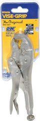 Irwin - 7" OAL Locking Jaw Locking Pliers - 7/16 to 3/4" Jaw Opening, Standard Handle - Strong Tooling