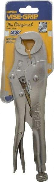 Irwin - 10" OAL Locking Jaw Locking Pliers - 5/8 to 1-1/8" Jaw Opening, Standard Handle - Strong Tooling