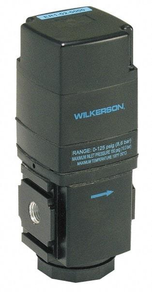 Wilkerson - 3/8 NPT Port, 200 CFM, Aluminum Electronic Regulator - 0 to 125 psi Range, 150 Max psi Supply Pressure, 2.35" Wide x 6.31" High - Strong Tooling