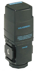 Wilkerson - 1/2 NPT Port, 200 CFM, Aluminum Electronic Regulator - 0 to 125 psi Range, 150 Max psi Supply Pressure, 2.35" Wide x 6.31" High - Strong Tooling