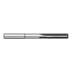 Chucking Reamer: 0.336″ Dia, 3-1/2″ OAL, 1-1/4″ Flute Length, Straight Shank, Solid Carbide 6 Flute