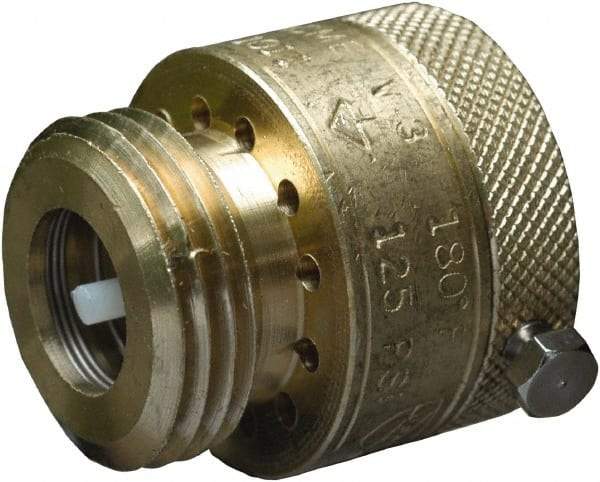 CASH ACME - 3/4" Pipe, 125 Max psi, 2 Color Warning Insulated Brass, Hose Connection Vacuum Breaker - Buna-N Seal, Stainless Steel Spring, FNPT x MNPT End Connections - Strong Tooling