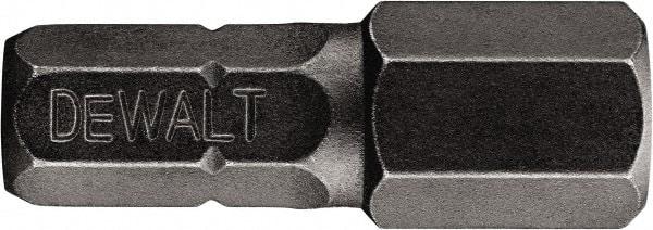 DeWALT - 7/32" Hex Security Bit - 1/4" Hex Drive, 1" OAL - Strong Tooling