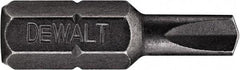 DeWALT - 1/8 Clutch Type G Screwdriver Bit - 1/4" Hex Drive, 1" OAL - Strong Tooling