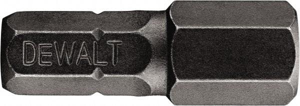 DeWALT - 7/64" Hex Bit - 1/4" Hex Drive, 1" OAL - Strong Tooling